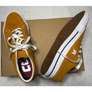 EUC Converse One Star Pro Low Golden Sundial Skater Sneakers Woman Sz 8; Men 6.5